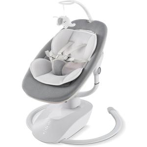 Baby Swing for Infants, Electric Baby Swing with Remote Control, 5 Motions & 4 Speeds, Infant Swings with 8 Lullabies, and 180 Rotating Seat, Indoor & Outdoor Use