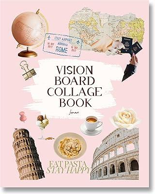 Lamare Vision Board Collage Book  Vision Board Images, Vision Board Supplies, Vision Board Kit for Manifestation