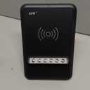 AFK Wireless Charging Station with Bluetooth Speaker and Alarm Clock,Wireless Charger Compatible with iPhone,Android Phones(Black)