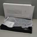 Wireless Keyboard and Mouse Combo,2.4G Full Size Wave Keys Ergonomic Keyboard with Wrist Rest for Natural Typing, 3 DPI Adjustable Ergonomic Silent Mouse for Computer/Laptop/Windows/Mac (Gray)