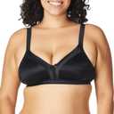 Bali Women's Double Support Wireless Soft Touch with Cool Comfort Bra DF0044 (36B, Black)