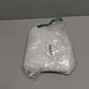 OKAYDA 18" x 18" Round Faux Sheepskin Chair Cover Seat Cushion Pad Super Fluffy Soft Fur Rug for Vanity Chair, Car Seat, Sofa, Living Room, Office (White)