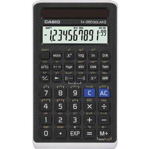 Casio fx-260 Solar II Scientific Calculator | 10-Digit Display | Fraction & Trig Functions | Ideal for Middle School, High School Math, Algebra, Trigonometry | Solar Powered