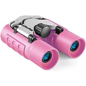 Obuby Real Binoculars for Kids Gifts for 3-12 Years Boys Girls 8x21 High-Resolution Optics Compact Toy Binocular for Bird Watching,Travel, Camping