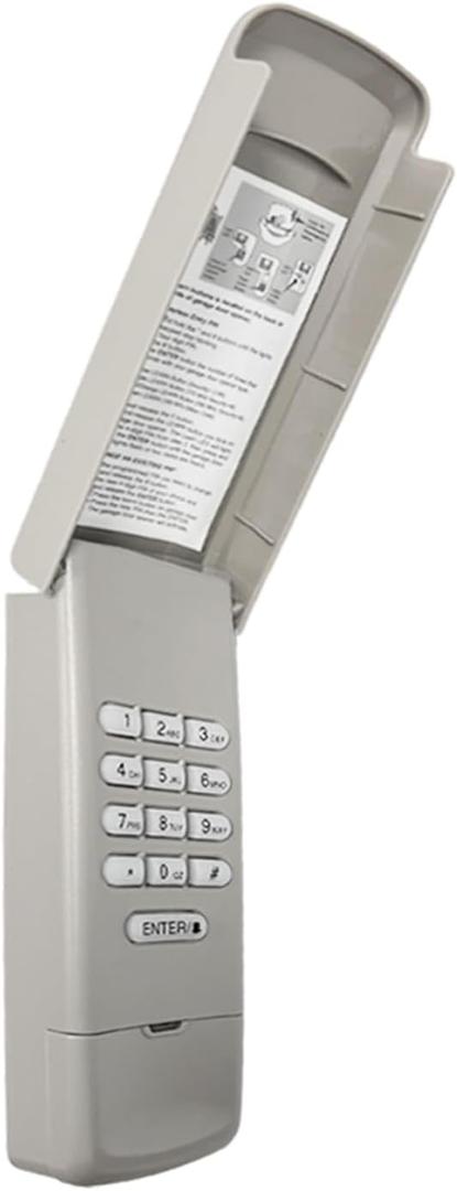 Garage Door Opener Keypad Compatible with Liftmaster Chamberlain Craftsman Garage Door Opener with 315/390 MHZ Learn Button Since 1993, Replace 877Max 878Max Garage Door Keypad Wireless Keyless Entry