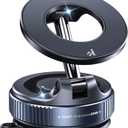 Vacuum Magnetic Suction Cup Phone Mount for Magsafe, 360 Adjustable Nano Gel Vacuum Magnetic Phone Holder, Pocket Size Foldable Cell Phone Holders for Your Car, for All Car Models