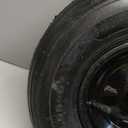 4.00-6 Flat-free Tire and Wheel, 13" Wheelbarrow Wheels and Tires with 5/8" or 3/4" Bearings 4.00-6 Solid Tires Replacement for Wheelbarrow, Gorilla Cart, Hand Trucks, Garden Carts(2 PCS)