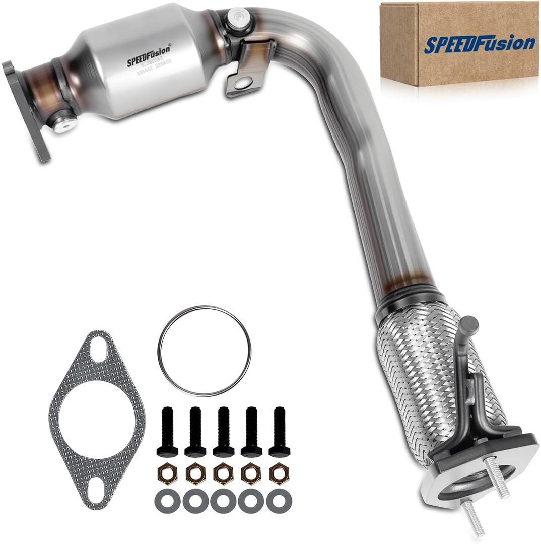 Front Catalytic Converter Compatible with 2012 2013 2014 2015 Chevrolet Captiva Sport, 2010-2017 Equinox, 2010-2017 GMC Terrain 2.4L L4 Catalytic Convertor (EPA Compliant)