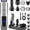 Beard Trimmer for Men, 20 Length Settings, Waterproof Electric Razor for Men, Hair Trimmer, Nose Hair Trimmer, Cordless Hair Clippers, All-in-One Grooming Kit
