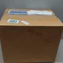 KKTONER PU Leather Modern Rolling Stool with Low Back Height Adjustable Work Salon Drafting Swivel Task Chair with Footrest (Black)