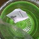 Large Salad Spinner with Lid, 5 Qt Capacity, Manual Vegetable Dryer with Double-Lock Handle, Quick and Easy Multi-Use Lettuce Spinner, Vegetable Dryer, Fruit Washer