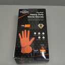 TitanFlex Thor Grip Heavy Duty Industrial Orange Nitrile Gloves with Raised Diamond Texture, 8-mil, Latex Free, Powder Free, Small (Pack of 100)