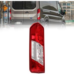 HECASA LH Tail Light Assembly Compatible with 2015-2024 Ford Transit 150 250 350 350HD E-Transit Replacement for CK4Z-13405-G FO2800242C Rear Taillights Tail Lamp Red Lens+Clear Lens Driver Side HECASA LH Tail Light Assembly Compatible with 2015-2024 Ford Transit 150 250 350 350HD E-Transit Replacement for CK4Z-13405-G FO2800242C Rear Taillights Tail Lamp Red Lens+Clear Lens Driver Side