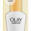 Olay Face Moisturizer, Complete with Sunscreen SPF 30, Fragrance-Free for Sensistive Skin, Broad Spectrum Sun Protection, Long-Lasting Hydration, Non-Comedogenic - Vitamin E & Aloe - 75ml