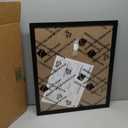 Craig Frames 7171610BK Wood Grain Finish 16 by 19-Inch Picture/Poster Frame, 0.825-Inch Wide, Solid Black 