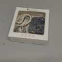 Luxurious Rhinestone AirPods Case, Protective Bling Diamonds AirPod Charging Protective Case Cover for Apple I10/I12 TWS (Black with Keyring)