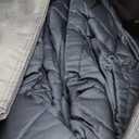 King Size Weighted Blanket 40lb(88''x104'' , Dual-Sided), Reversible Cozy Warm Velvet & Cooling Tencel Fabric King Weighted Blanket for Adults & Couples All Season Use - Carry Bag Included, Navy Blue