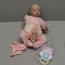 Aori Lifelike Reborn Baby Dolls - 18-inch Realistic Newborn Sleeping Baby Girl Doll, Nice Gift Set for Kids,Grandparents (Pink)