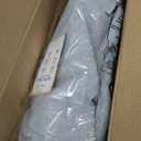 SUNROX Gel Memory Foam Chair Cushions, FadeShield Water-, Stain-Resistant Durable Reversible Seat Cushion Pads with Ties for Indoor/Outdoor Kitchen Dining Office, 19"x19", Set of 2, Heather Grey