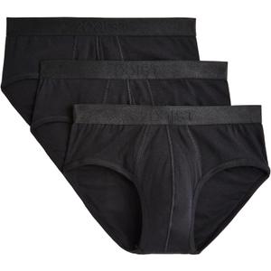 2(X) IST mens Pima Cotton Contour Pouch Brief 3-pack (Medium)