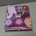 Halloween Banner 71x43 Inch Neon Ghost Pumpkin Backdrop Indoor Outdoor Trick or Treat Party Decoration Wall Hanging Spooky Glow Theme for Fence Room Porch Photo Booth