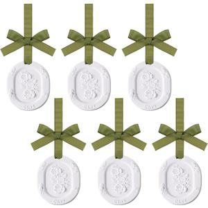 6 Pcs Passive Diffusers for Essential Oils 6 Aroma Flower Car Passive Essential Oil Diffuser for Room Cars Bathroom Home Office Travel Non Electric Sleep Relieves Stress(Classic,2.7 x 3.3'')