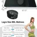 BBL Pillow for After Surgery,Brazilian Butt Lift Recovery Bed with Hole,Zero Pressure High Density Foam,Post Op Comfort & Pain Relief,Washable Cover,Includes Plug & Semi-Circle Pillow,67.1x22x6.4 in, Standard67.1 inch
