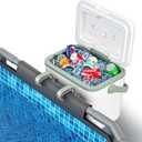 Pool Cooler for Above Ground Pools, Insulated Poolside Cooler with Handle, Keeps Ice for 1-3 Days, Portable Poolside Ice Chest Swimming Pool SPA Accessories
