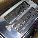 Hamilton Beach 2 Slice Extra Wide Slot Toaster with Bagel & Defrost Settings (Black & Stainless Steel)