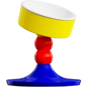 Elevated Raised Cat Dog Bowls - 15 Tilted 3 Heights Adjustable Indoor Cats Food Dish Stand, Cute Pet Water Feeder Ceramic Bowl, Neck Whisker Friendly & Anti-Vomiting Non Slip Kitten Puppy Supplies