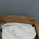 Air Mattress Full with Built-in Pump, Blow Up Mattress with Soft Flocked Top, Leakproof Inflatable Mattress, Foldable Waterproof Air Bed for Home, Guests, Camping, with Storage Bag (Deep Blue)