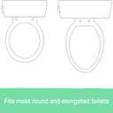 Ingenuity: ity by Ingenuity Flip & Sit Potty Seat 2pk (White) Easy to Set Up & Remove Potty Training Seat That Attaches to Adult Toilet Seat