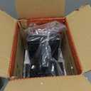 Gleamz Dusk to Dawn Outdoor Porch Light with GFCI Outlet, Modern Black Exterior Lighting Fixtures Wall Mount for House, Anti-Rust Outdoor Wall Sconce Lantern for Garage Coach with Water-Ripple Glass (D2D 1-Pack)