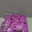 FagusHome Silk Hydrangea Heads 30 Pcs Artificial Flowers Only Heads No Stems Fake Hydrangea Flowers for Home Wedding Decor No Stems (Purple)