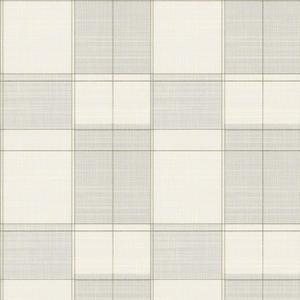 Plaid Wallpaper  Checkered Peel and Stick Wallpaper, Self-Adhesive Vinyl with Subtle Linen Texture for Modern Farmhouse or Minimalist Decor, 17.7in x 118in (Silent Grid)
