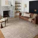 Loloi II Darby Collection DAR-05 Beige/Grey 6'-7" x 9'-3" Area Rug