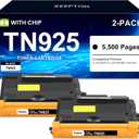 TN925 Black Toner Cartridge with Chip for HL-L6415 MFC-L6915 Printer 2-Pack | TN925 TN-925 High Yield Black Toner Cartridge Compatible for Brother HL-L6415DWT HL-L6415DW MFC-L6915DW Printer