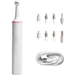 Water flosser Cordless for Teeth, 4 Modes Dental Oral Irrigator, 100ML Portable IPX7 Waterproof Water Teeth Cleaner, 8 Jet Tips for Home&Travel (Light Pink)