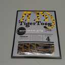 DOK TigerToes Premium Non-Slip Dog Socks for Hardwood Floors - Extra-Thick Grip That Works Even When Twisted - Prevents Licking, Slipping, and Great for Dog Paw Protection (Cool Caramel, X-Large)