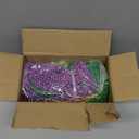 100 PCS Fat St. Patrick's Day Necklace - Fancy Assorted Color Party Beads with Aluminum Whistle - 33 Inch Plastic Beaded Necklaces for Carnival Parade Festival Events