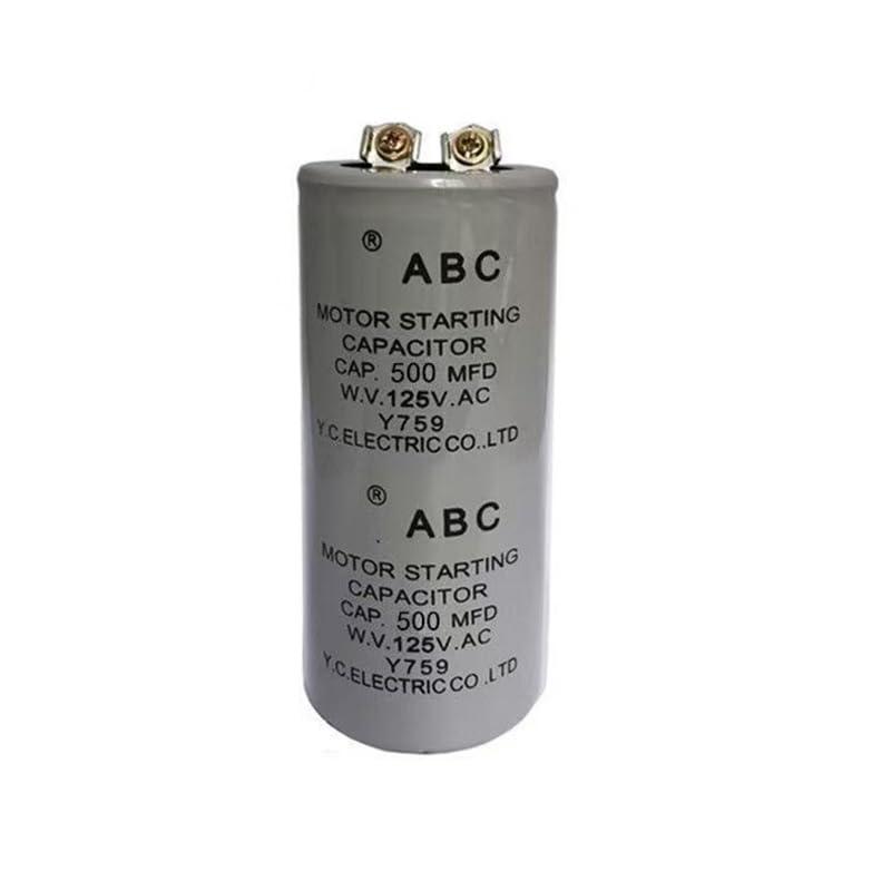1Piece CD60 Motor Start Capacitor ABC 500MFD 125VAC Capacitor ABC CD60 500UF