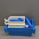 2025 2 Sets Poolside Storage Basket with 2 Cup Holder & Pole Hanger,Hold 12KG+,Toy Holder Storage for Towels Drinks Pool Accessories Bar for Most Frame Above Ground Swimming Pools