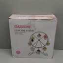 Ferris Wheel Cupcake Stand Dessert Serving Tray, Ferris Wheel Cupcake Stand for Carnival and Circus Theme Party Wedding Party Furnishing Accessories (White)