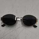 livho Oval Trendy Polarized Sunglasses Women Men, Retro Sun Glasses for Women Men 2024, Vintage Classic UV Protection Shades