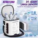 Cold Therapy Machine for Shoulder with Programmable Timer, Portable Ice Machine for Shoulder After Surgery, Lightweight Replacement Recovery System, Cryotherapy Pain Relief w/Compression Pad