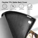 Mektron Case for Galaxy Tab A7 Lite Samsung 8.7 Inch Tablet 2021 Model (SM-T220/T225/T227) with S Pen Holder,Multi-Angle Viewing Lightweight Hard Back Stand Cover,Peonies and Roses