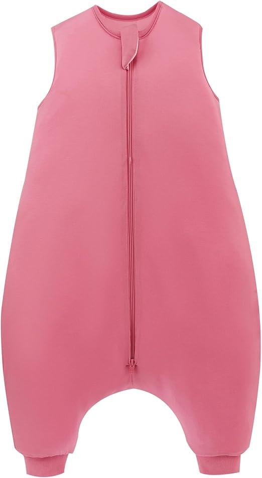 PurComfy Supersoft Toddler Sleep Sack with Feet 1.0 TOG Premium Bamboo Viscose Sleep Bag Walker with Legs 12-18-24-2t-4t-5t (X-Large)