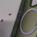 SUPFINE Magnetic for iPhone 16 Pro Case(Compatible with MagSafe)(Military Grade Drop Protection) Slim Translucent Matte Shockproof with Anti-Fingerprint Phone Case, Cangling Green