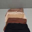 SHARICCA Womens Seamless Underwear No Show Hipster Panties Invisible Lightweight Nuage Bikinis Briefs Microfiber Pack 5, XL