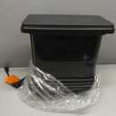 18 inch Panoramic Window with 1500W/1650W Electric Wood Fireplace Flame Effect, 4-in-1 Independent Indoor Space Heater. Full arc 3D Panoramic Flame Effect with 3S Fast Heating